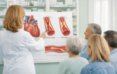 Charla sobre colesterol en la Farmacia PortSaplaya (Valencia)